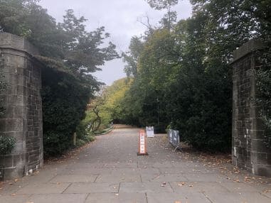 Fort Tryon Parkの入口
