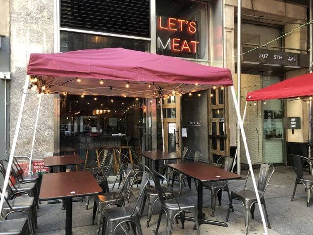 NYCの韓国BBQレストランLET'S MEAT